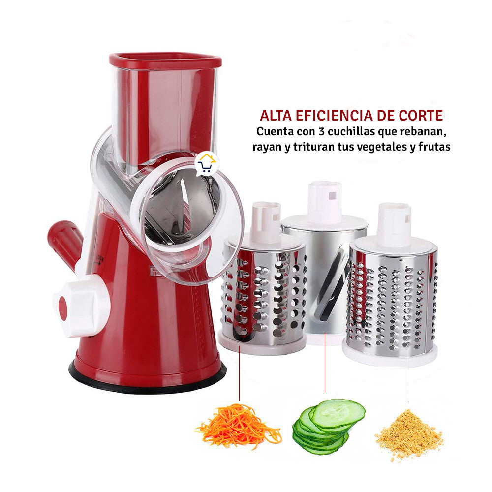 Molino Rallador 3 En 1 Cortador CH18073
