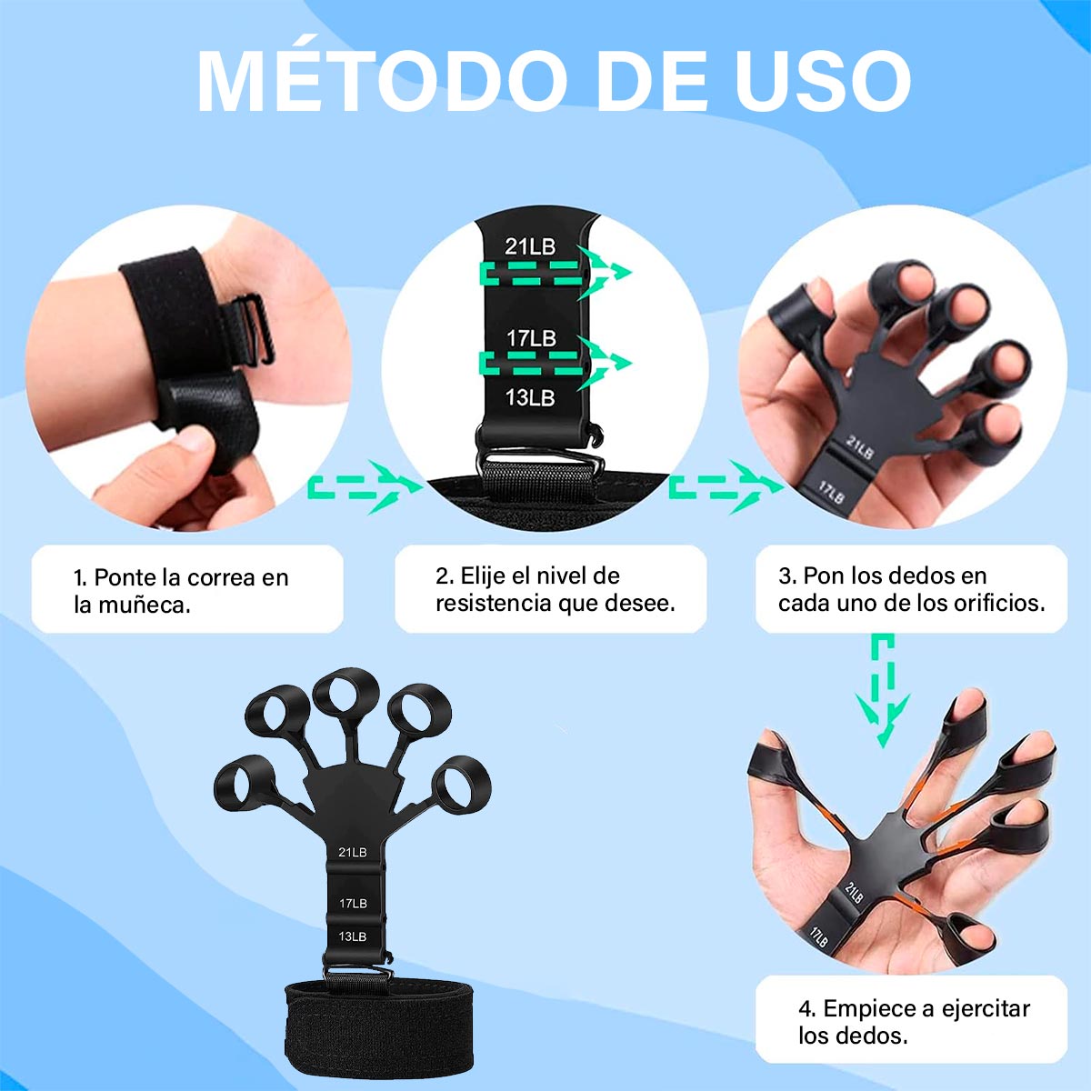 Ejercitador 5 Dedos Entrenador 4698