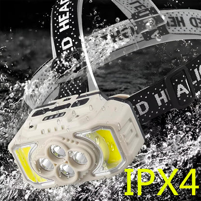 Linterna Minera LED USB 6 Modos HX-815