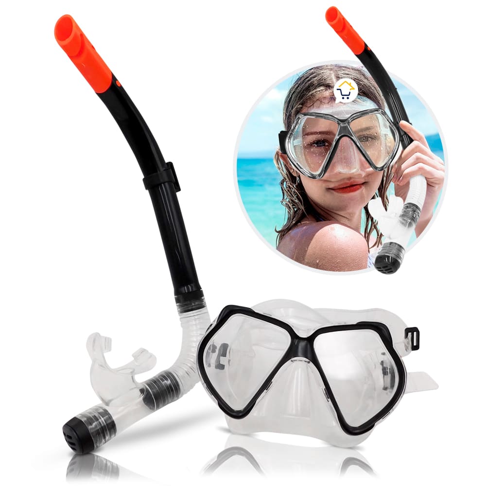 Kit Careta + Snorkel Buceo NSP1900