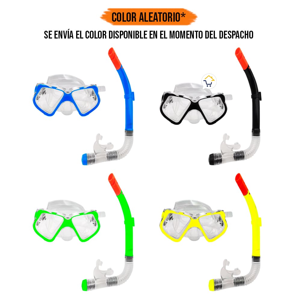 Kit Careta + Snorkel Buceo NSP1900