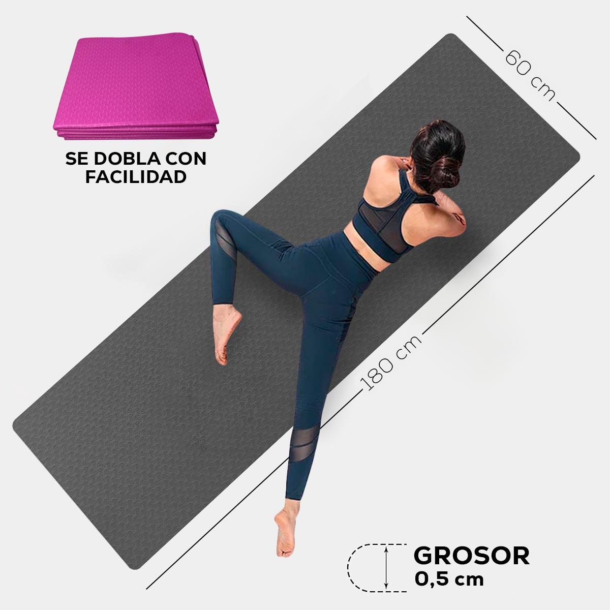 Tapete Yoga Antideslizante MANA-0116