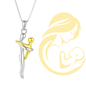 Collar Mama e Hijo Abrazo Amor Infinito